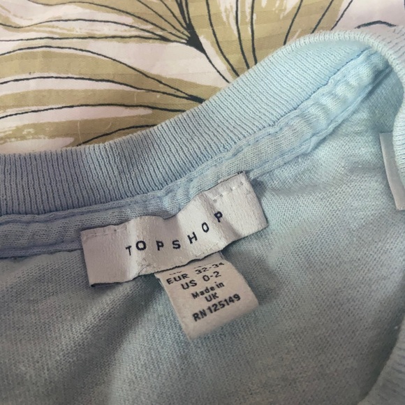 baby blue top shop tee - Picture 3 of 3